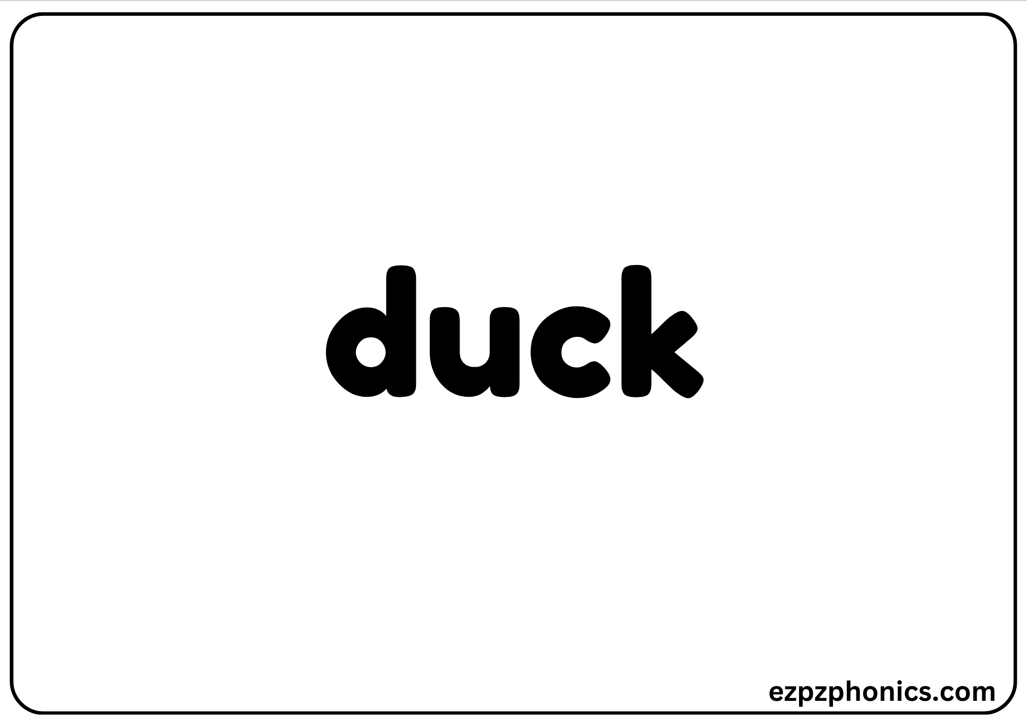 Letter D Free Kindergarten Phonics Alphabet Letter Sounds Flashcards ...