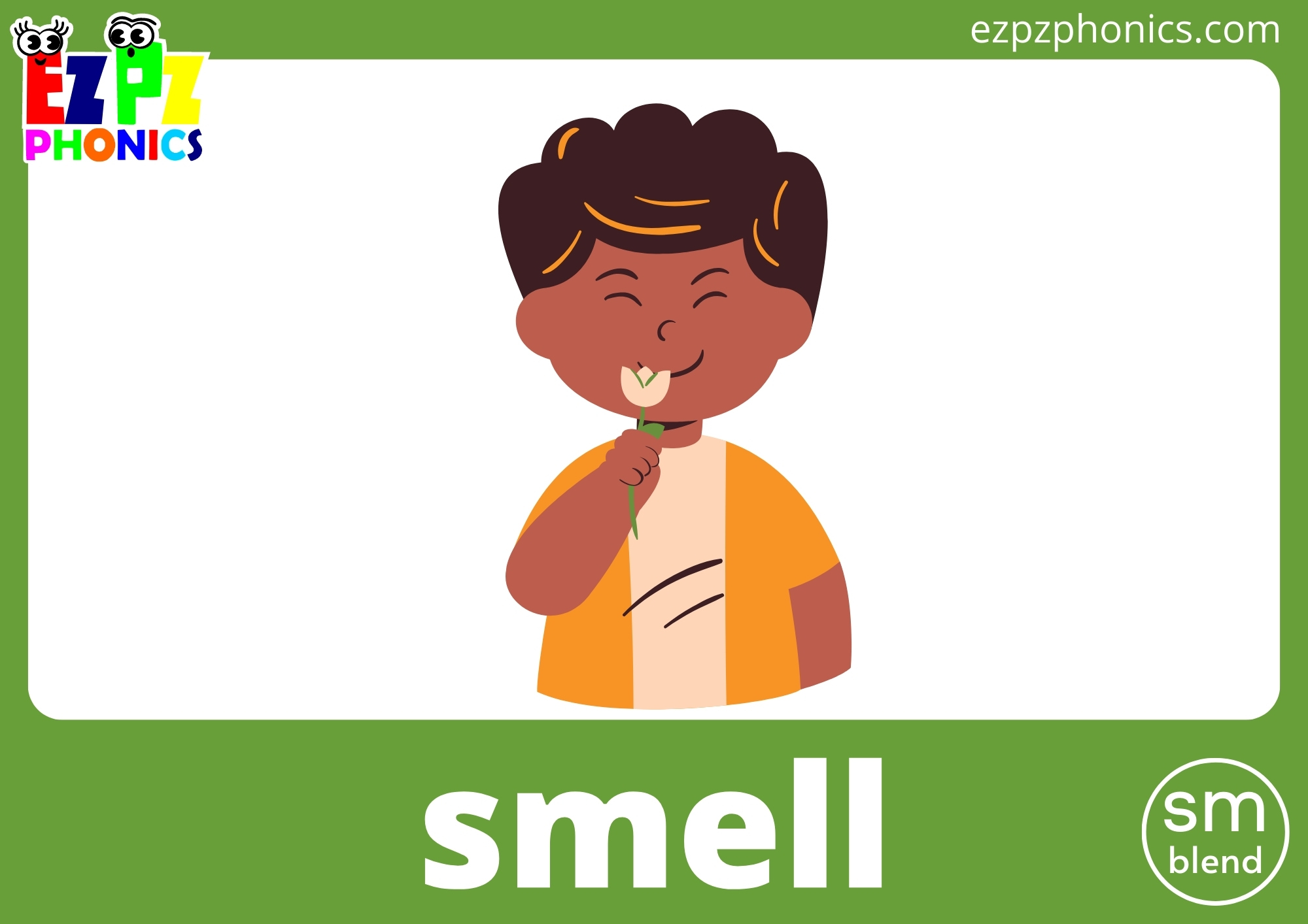 SM Blend Phonics Flashcards - ezpzphonics.com