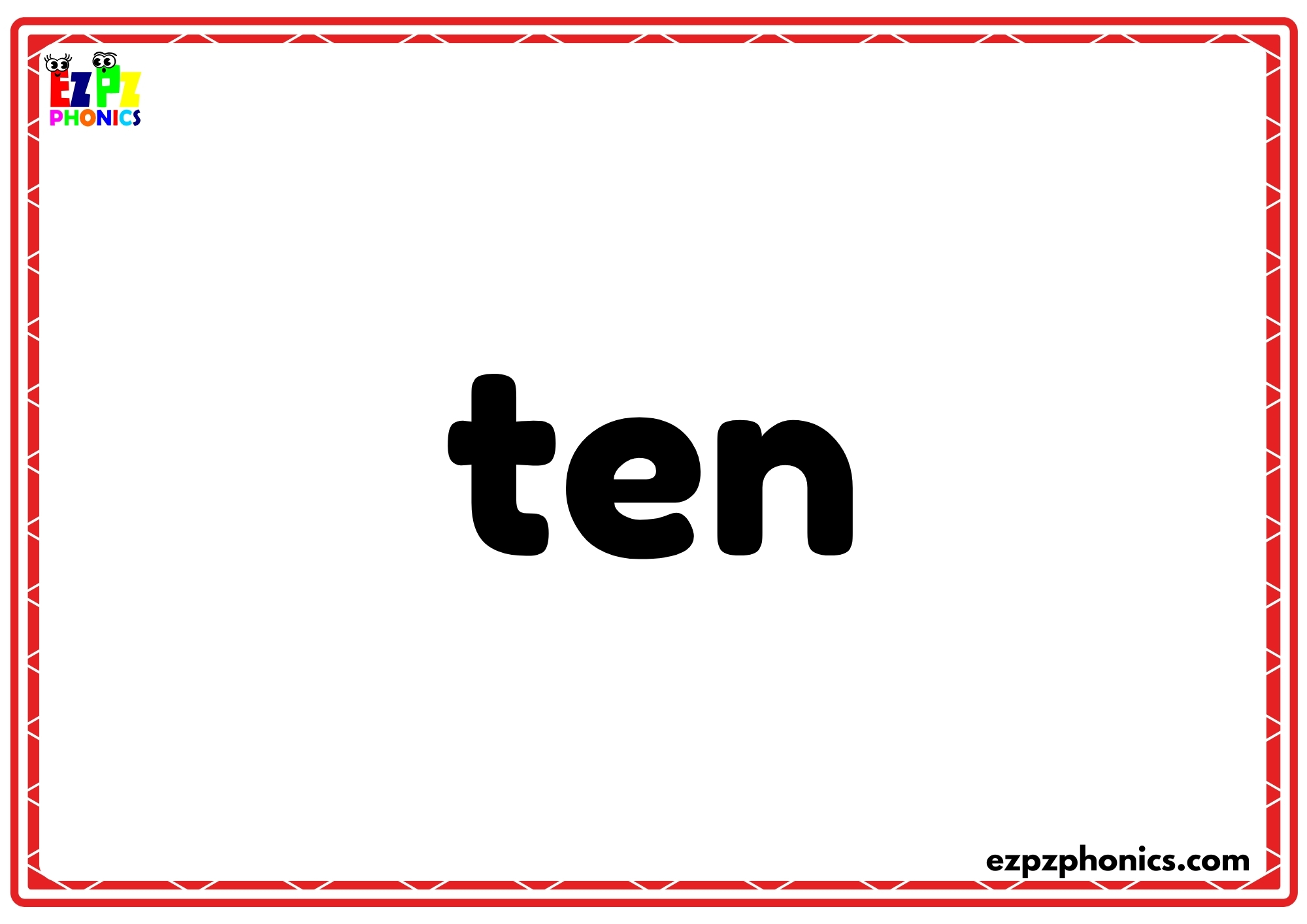 Numbers One to Ten Flashcards View Online or Free PDF Download ...