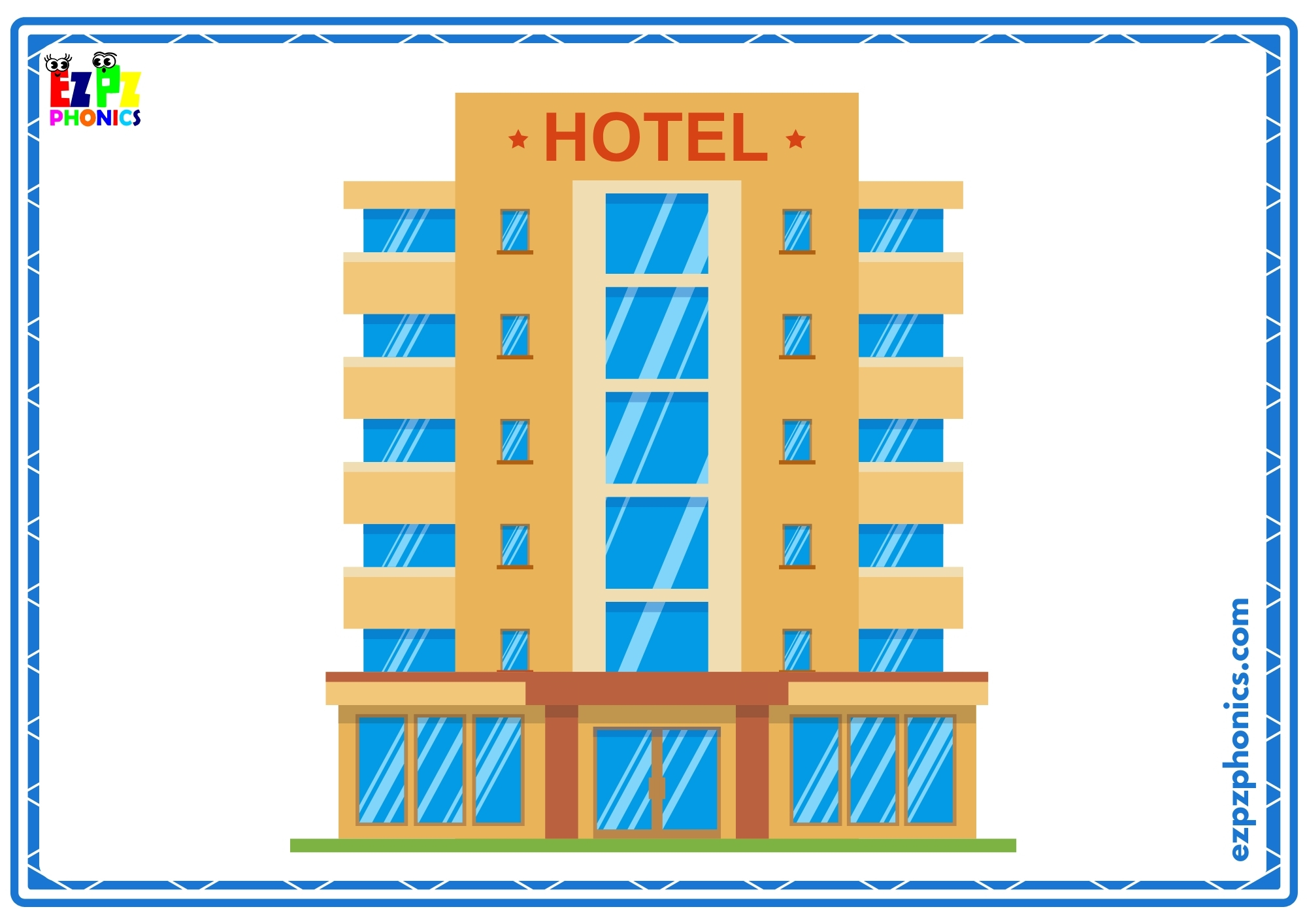 Places in the City Vocabulary Flashcards View Online or Free PDF ...