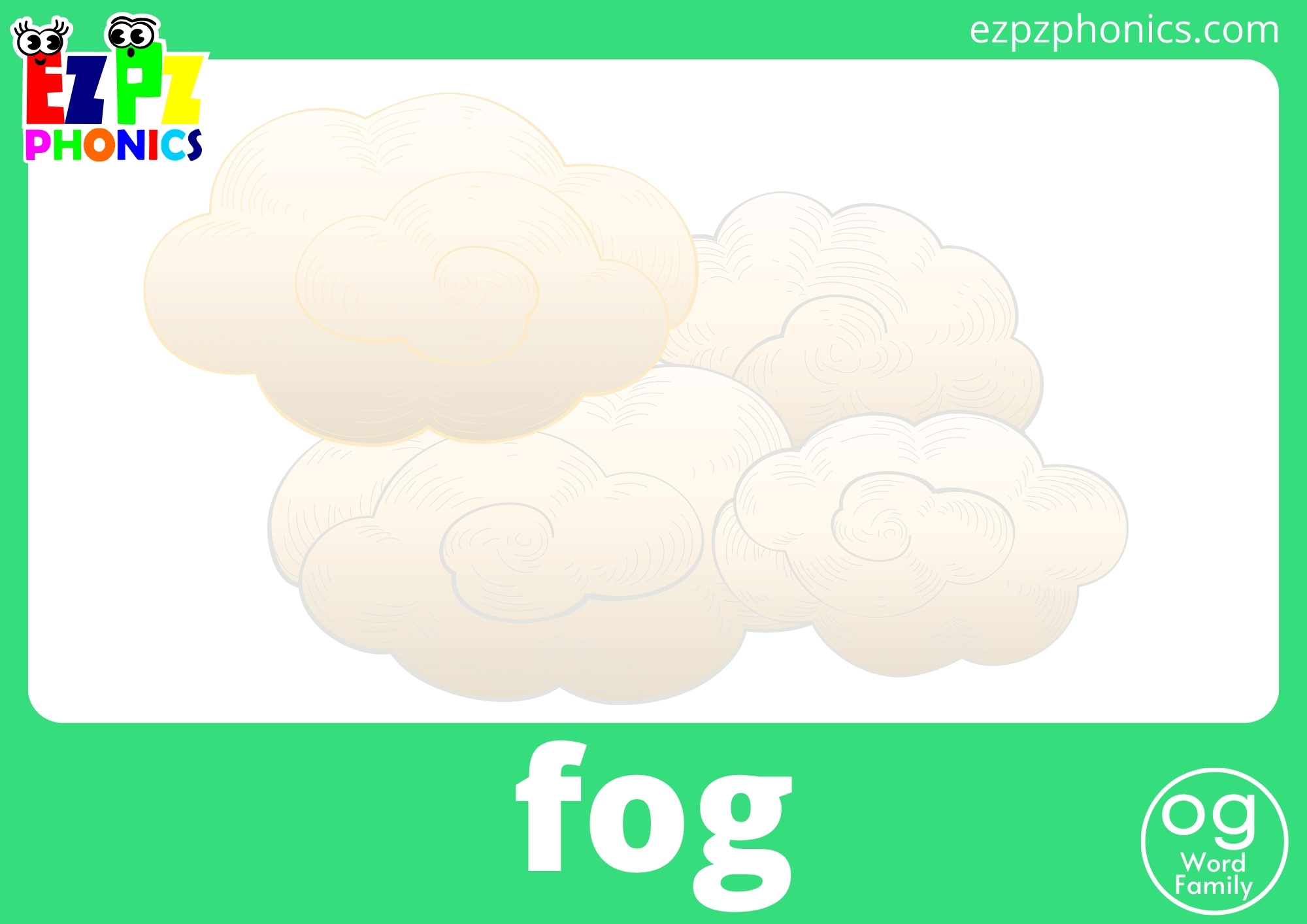 og Word Family Flashcards - ezpzphonics.com