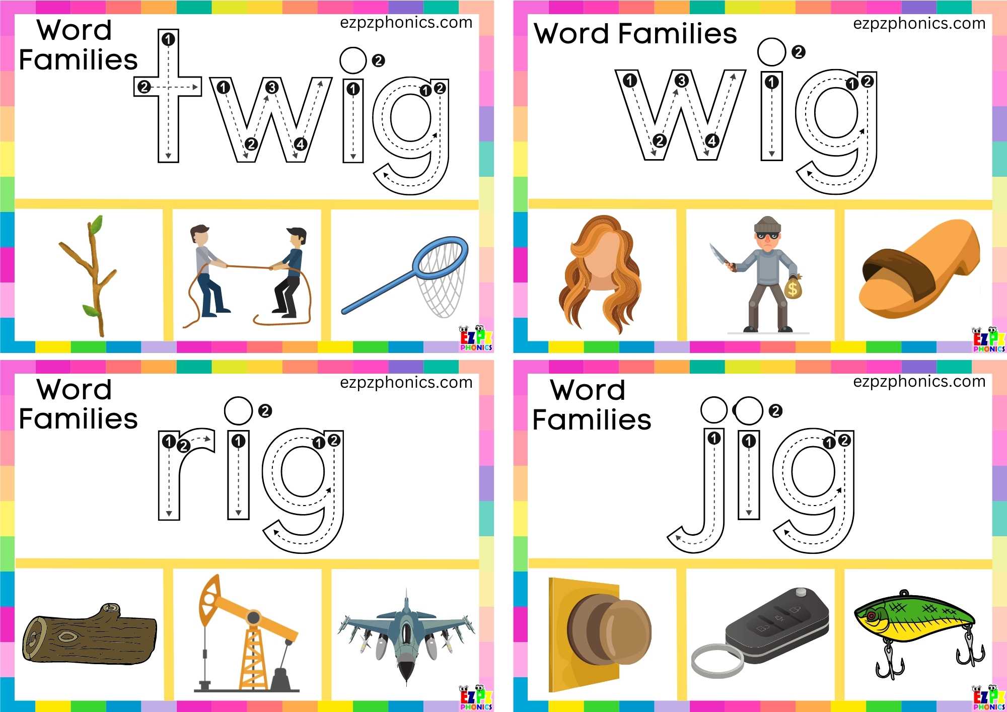 FREE* Word Sort Game: IG Words