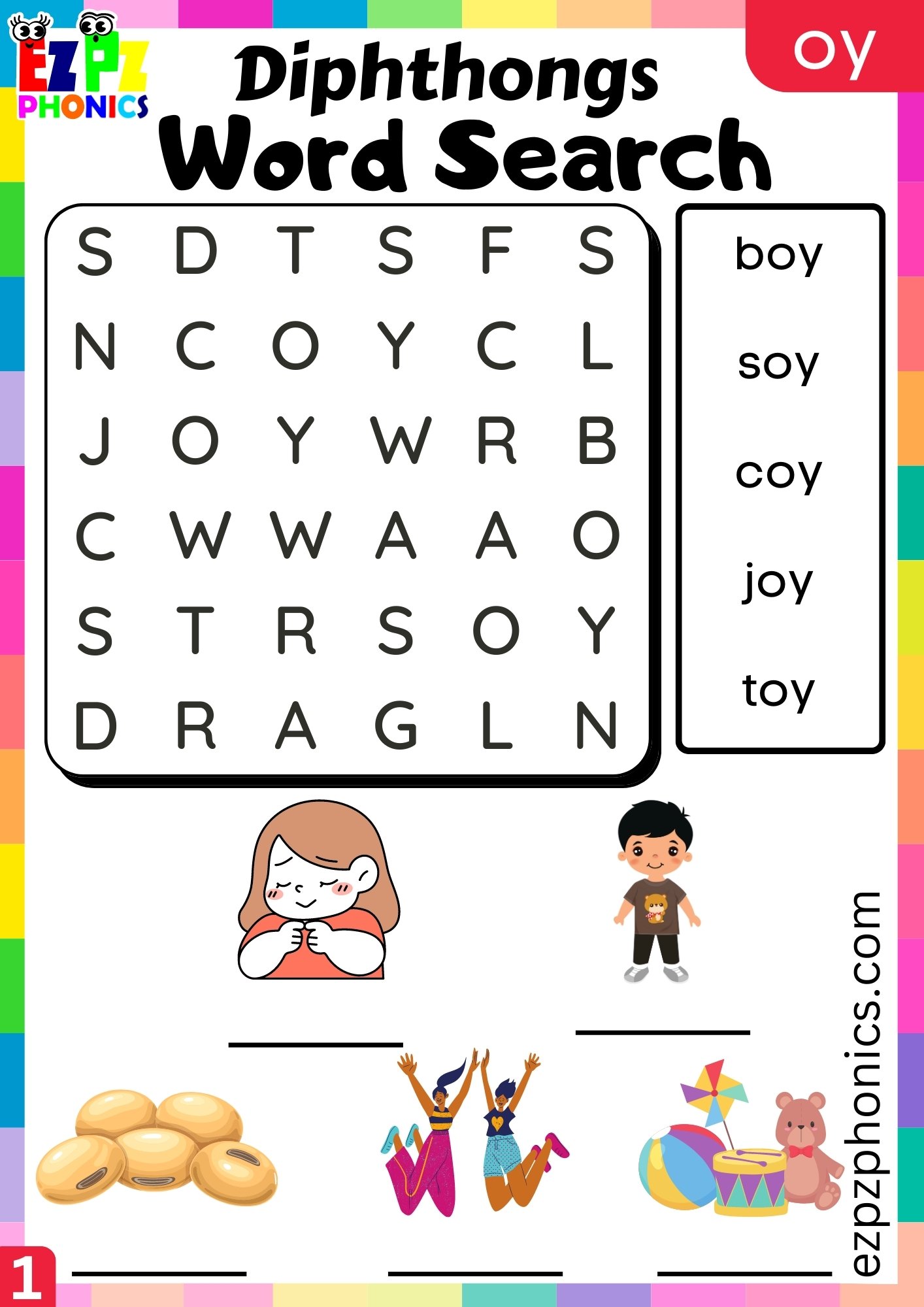 oy-diphthongs-word-search-write-and-find-the-words-worksheet-ezpzphonics-com for Kindergarten Word Search Free Printable oy Diphthongs Word Search Write and Find the Words Worksheet - ezpzphonics.com for Kindergarten Word Search Free Printable